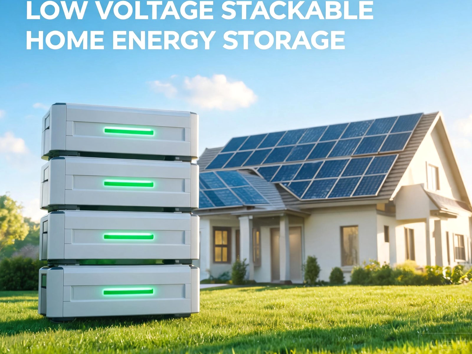 Low Voltage Stackable Home ESS